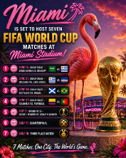 Miami is Set to Host FIFA World Cup 2026 Matches
